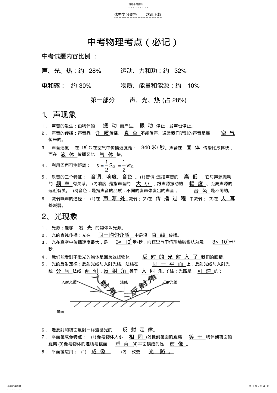 2022年中考物理考点 .pdf_第1页