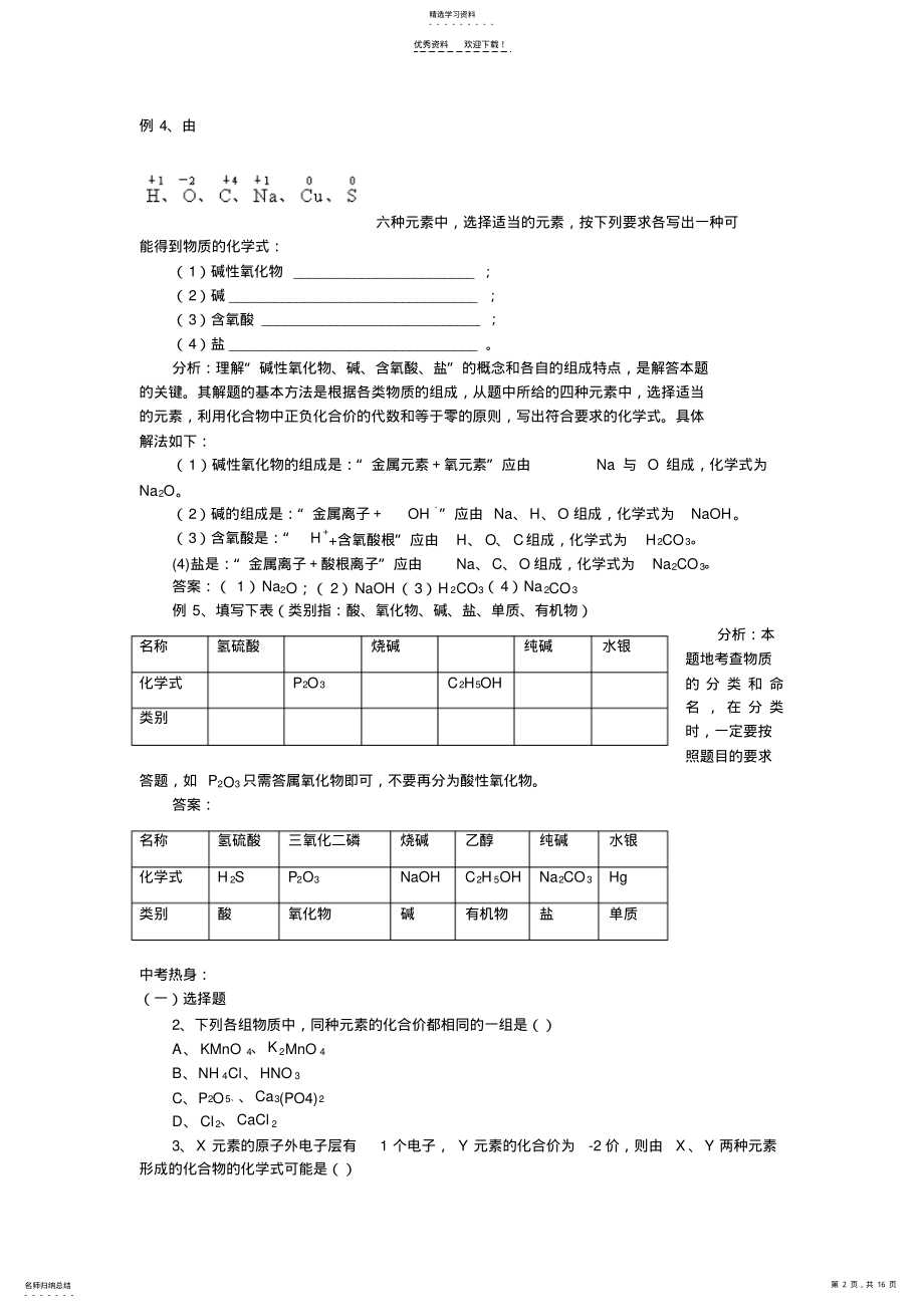 2022年中考化学总复习专题讲座---副本 .pdf_第2页