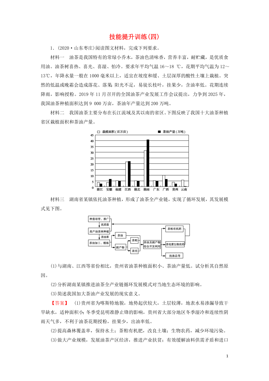 2021届高考地理二轮复习常见地理图表判读技能提升训练4含解析新人教版.doc_第1页