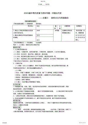 2022年中考历史复习专题测试 .pdf