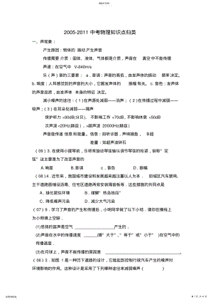 2022年中考知识点复习 .pdf