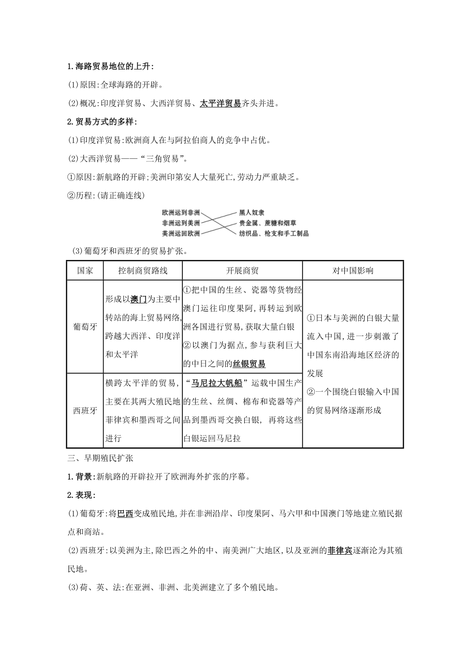 2021_2021学年新教材高中历史第三单元走向整体的世界第7课全球联系的初步建立与世界格局的演变练习含解析新人教版必修中外历史纲要下.doc_第2页