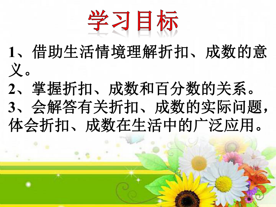 新人教版六年级数学下册第二单元百分数(二)折扣和成数复习ppt课件.ppt_第2页