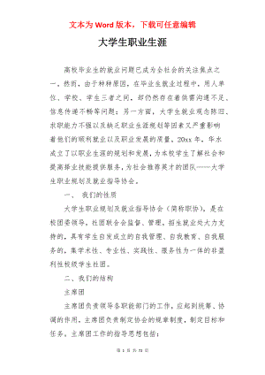 大学生职业生涯.docx