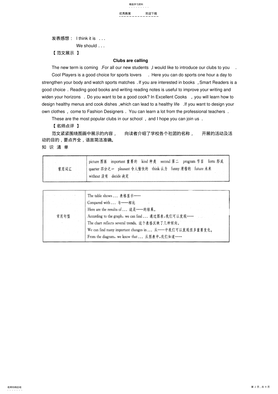 2022年中考英语书面表达专题《图表作文》 .pdf_第2页