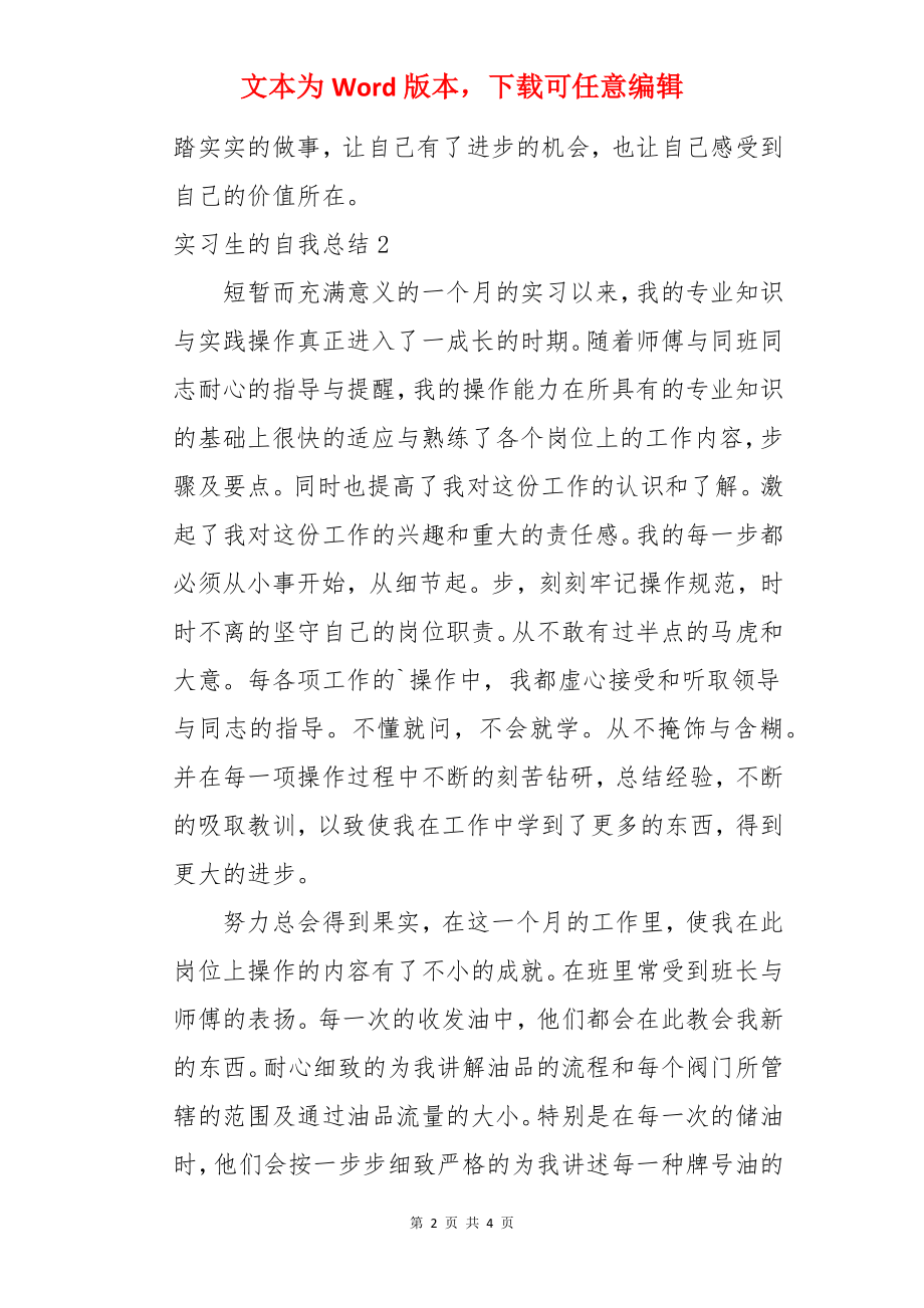 实习生的自我总结.docx_第2页