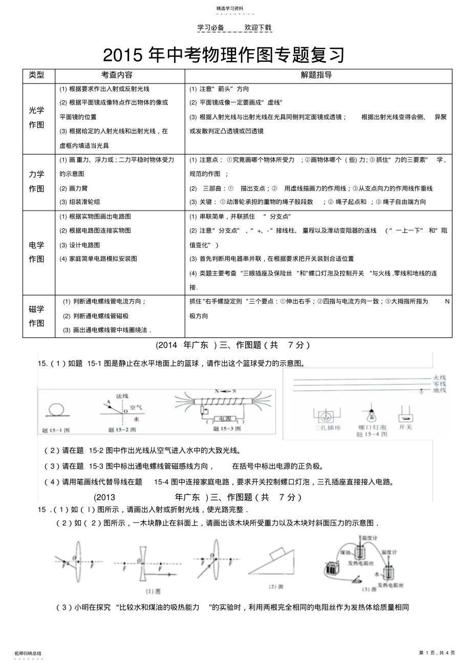 2022年中考物理作图专题复习 .pdf_第1页