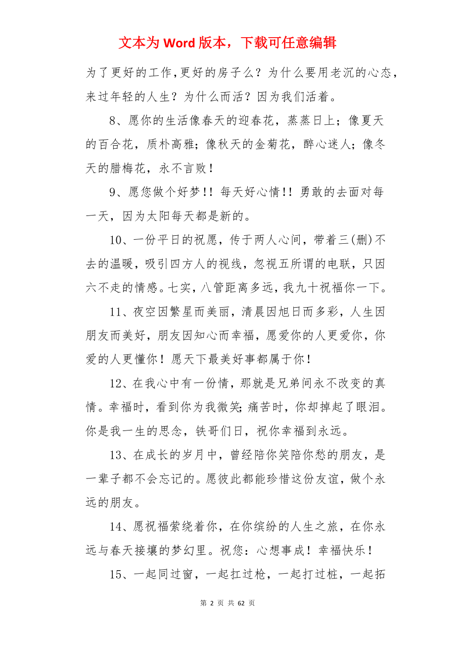 给朋友的祝福语.docx_第2页