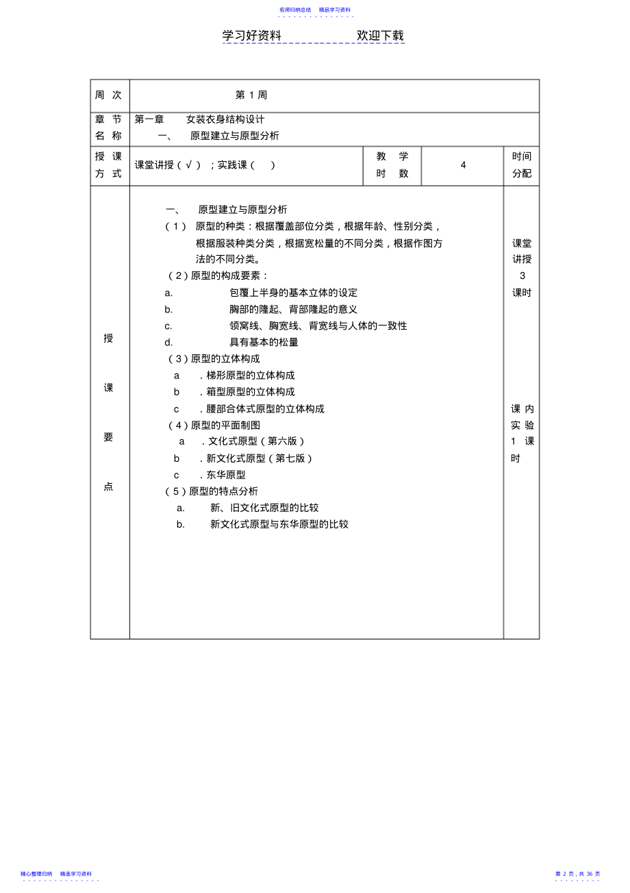 2022年东华女装平面结构设计电子教案 .pdf_第2页