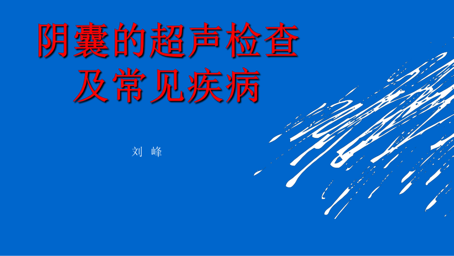 阴囊疾病超声诊断ppt课件.ppt_第1页