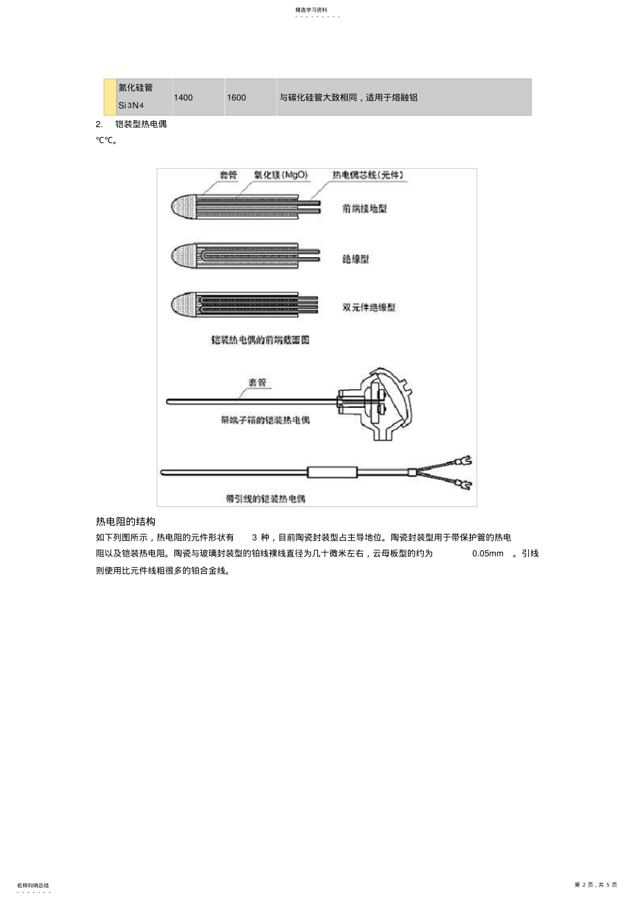 2022年温度传感器的结构和安装方法 .pdf_第2页