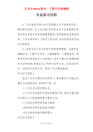 专业实习目的.docx