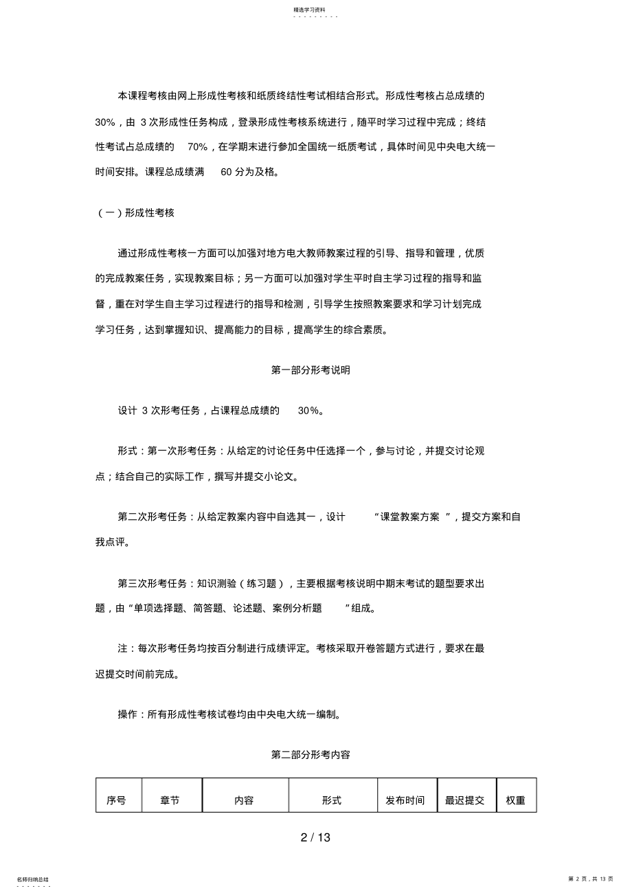 2022年现代教师学导论课程基于网络考核改革试点方案 .pdf_第2页