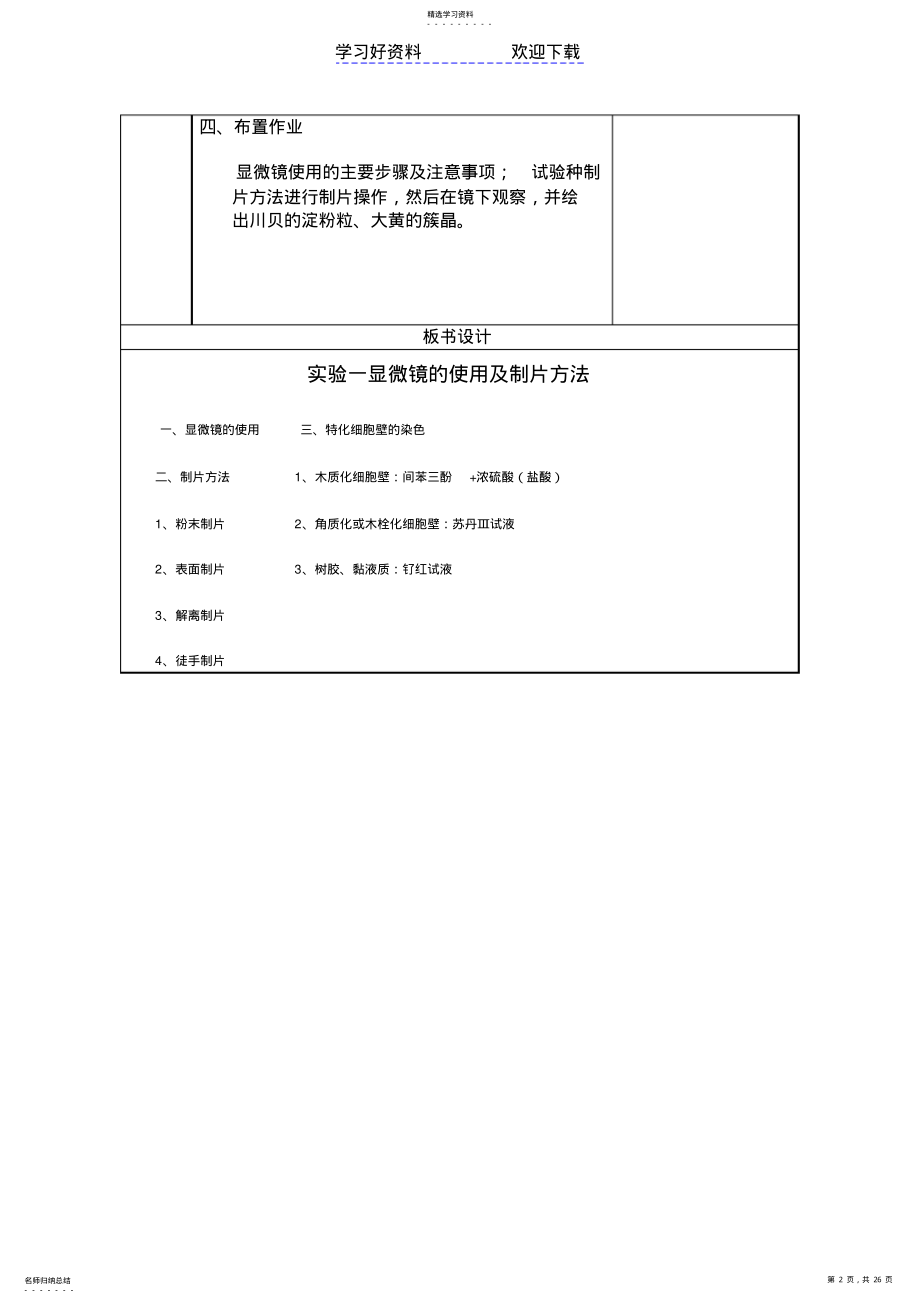 2022年中药鉴定学实验课教案 .pdf_第2页