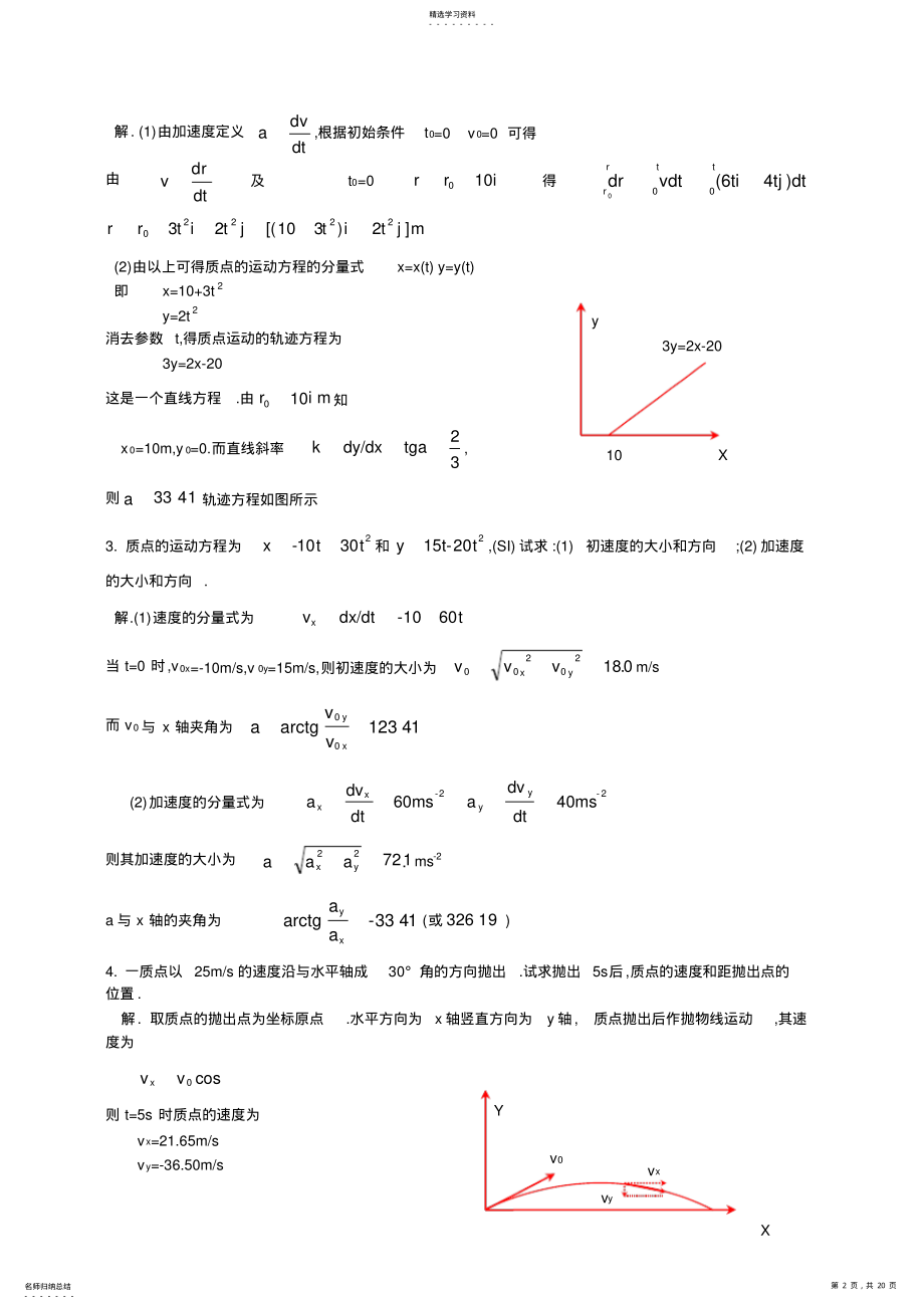 2022年理工科大学物理知识点总结及典型例题解析 .pdf_第2页