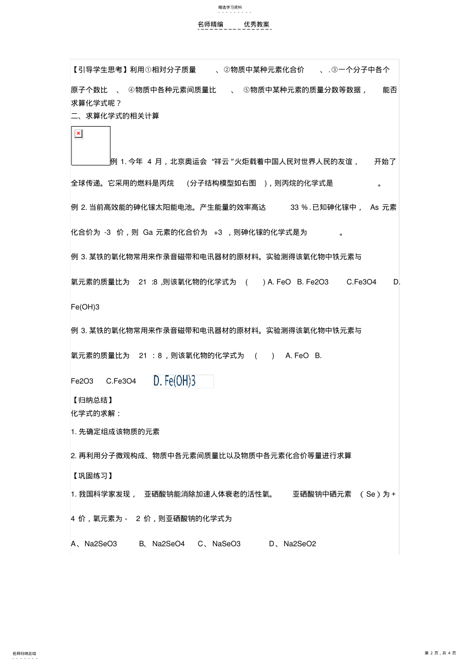 2022年九年级化学中考专题复习教案 .pdf_第2页