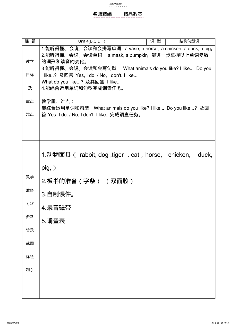 2022年牛津小学英语教案 .pdf_第2页