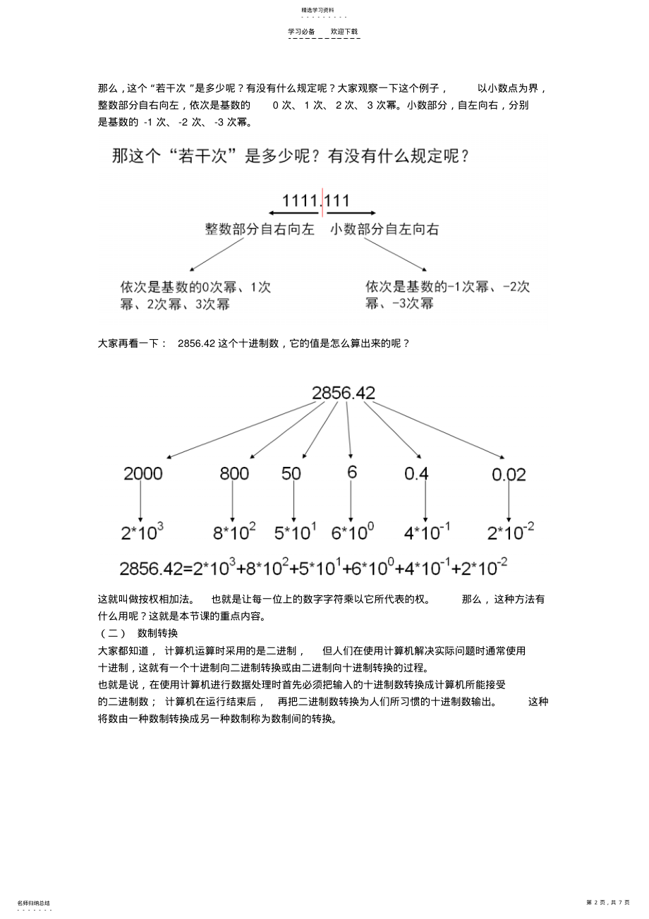 2022年二进制与十进制的转换 2.pdf_第2页