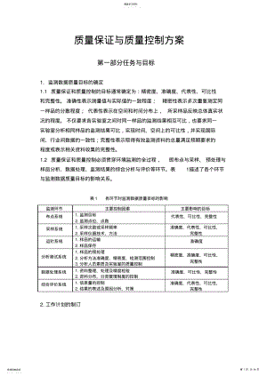 2022年环境监测质量保证和质量控制方案 .pdf