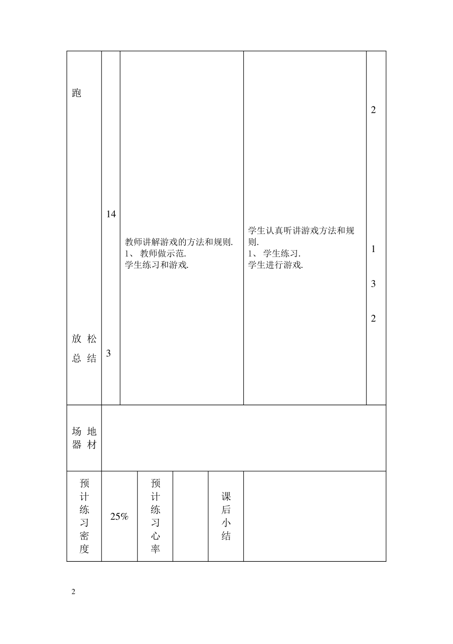 小学四年级体育全册教案.pdf_第2页