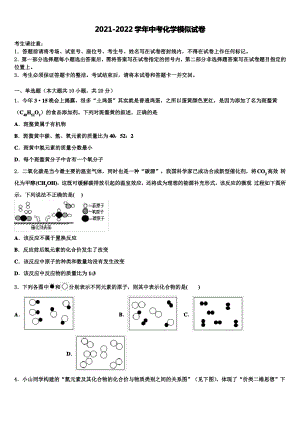 2022年山东省青岛实验中学中考四模化学试题含解析.pdf