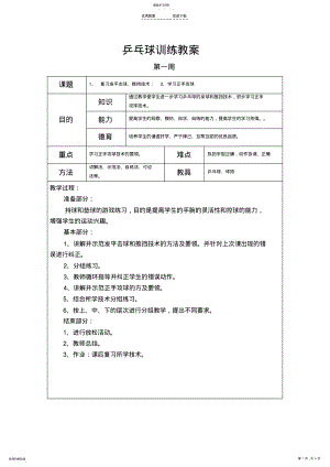 2022年乒乓球训练教案 .pdf