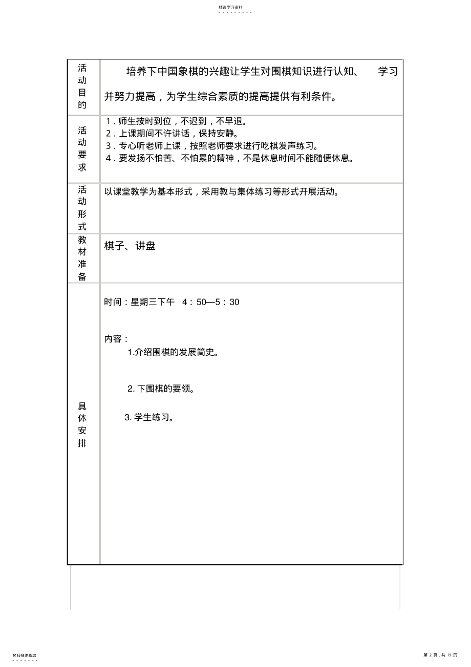 2022年乡村少年宫活动记录棋艺兴趣小组活动记录 .pdf_第2页