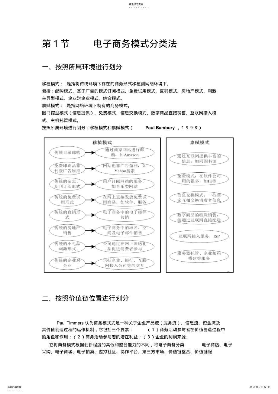 2022年电子商务案例分析期末考试准备知识点 .pdf_第2页