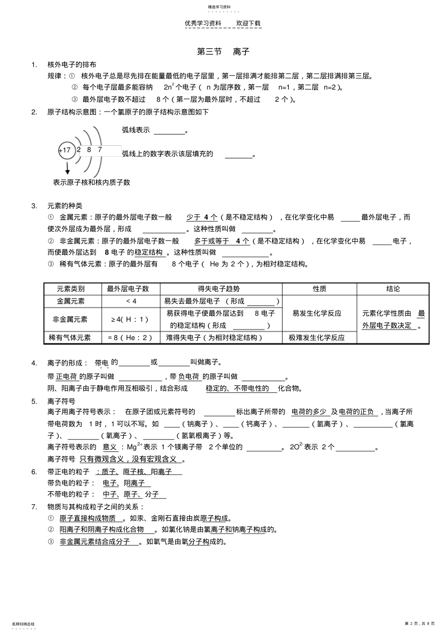 2022年人教版九年级化学第三单元复习案 .pdf_第2页