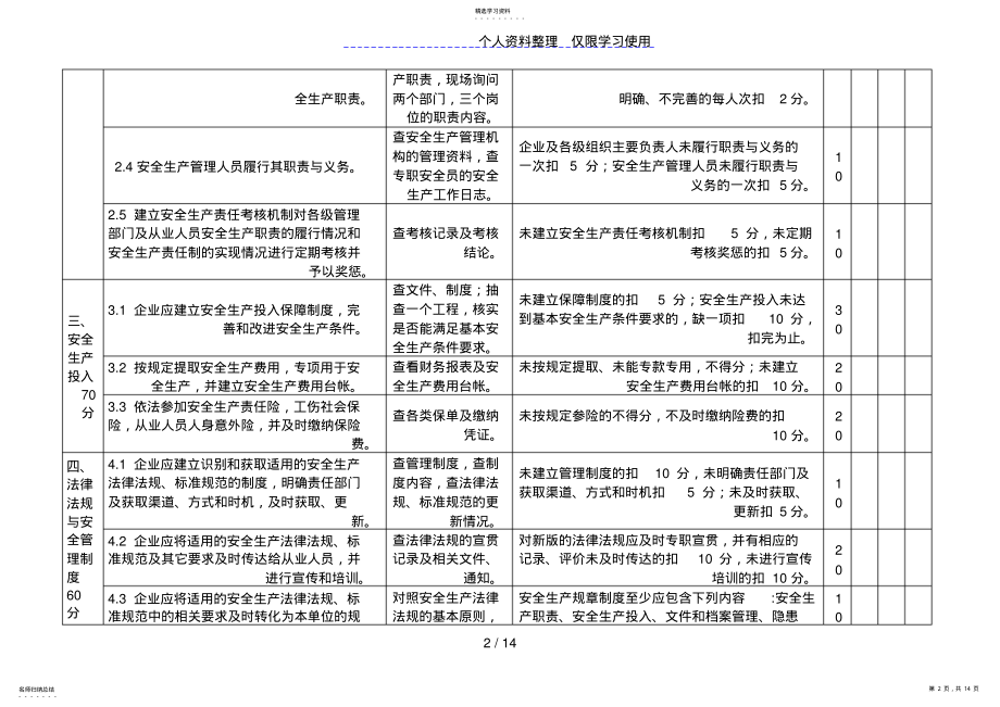 2022年交通行业普通公路建设企业安全生产标准化考评标准 .pdf_第2页