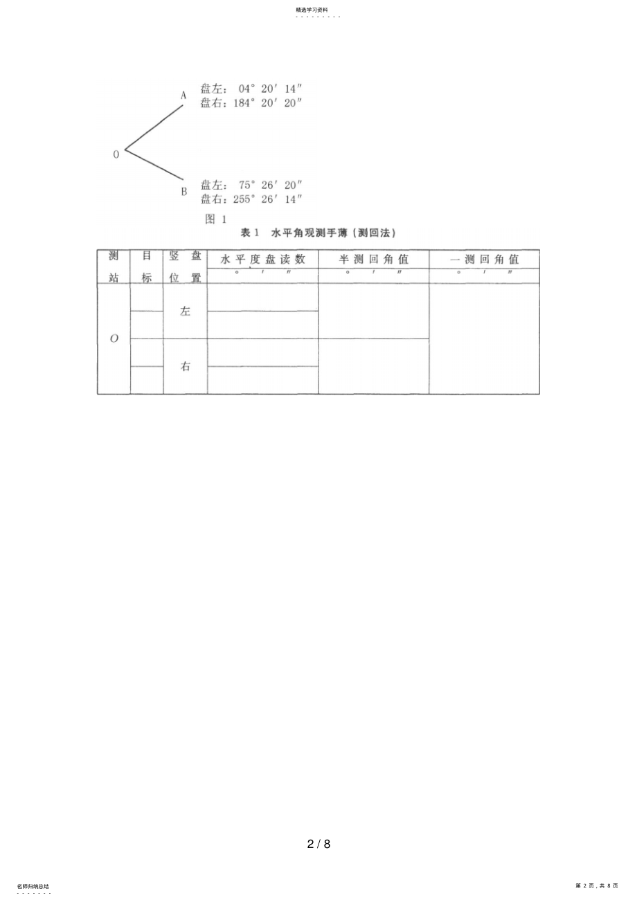 2022年电大专科水利水电工程《水利工程测量》试题及答案 .pdf_第2页