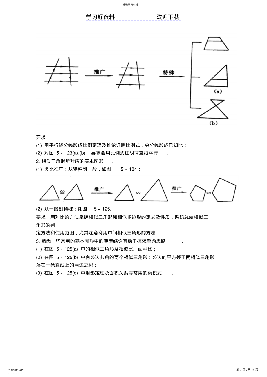 2022年相似三角形小结与复习 .pdf_第2页