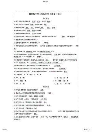 2022年五年级科学上册知识点 .pdf