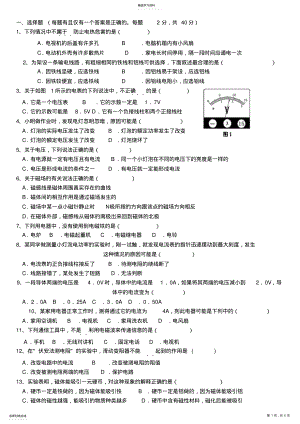 2022年人教版八年级下册物理期末试卷 .pdf