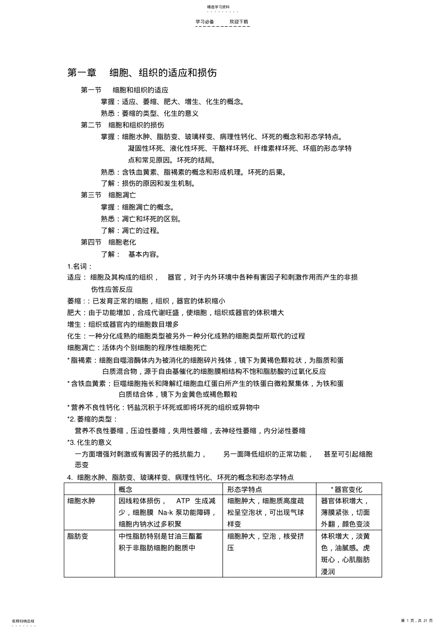 2022年病理大纲知识点整理 .pdf_第1页