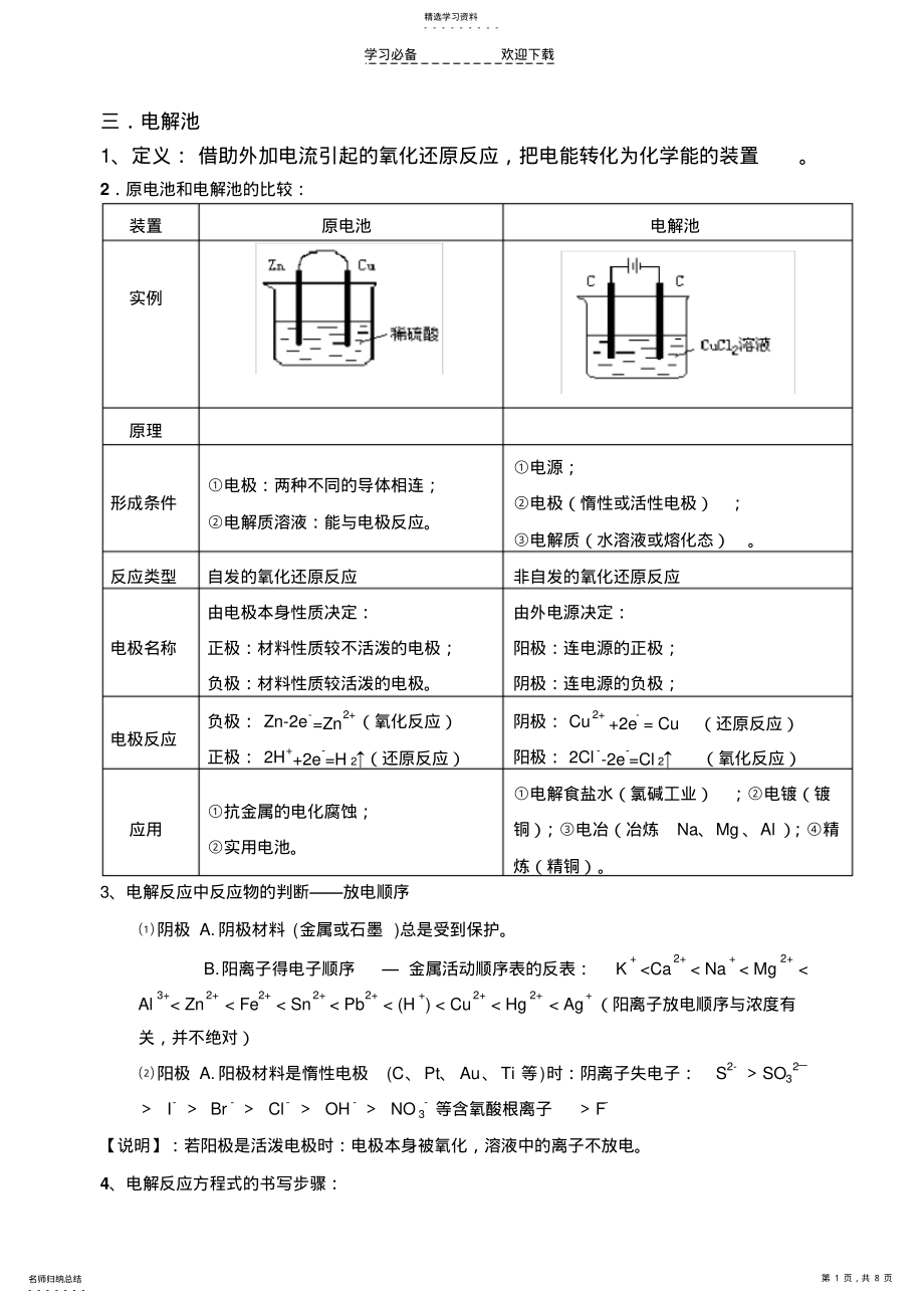 2022年电解池知识点总结 .pdf_第1页