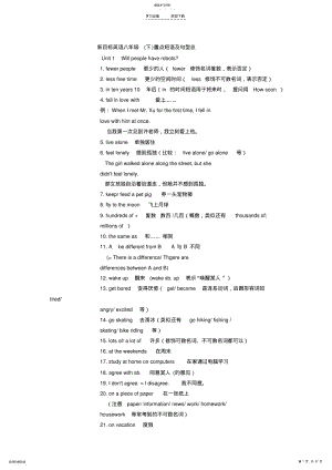 2022年人教版八年级下册各单元英语语法解析知识重点总结 .pdf