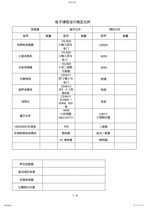 2022年电子课程设计方案任务书 .pdf