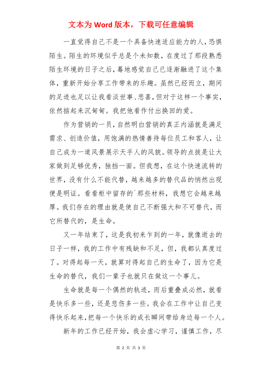 营销人员个人年终总结.docx_第2页