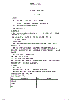 2022年第三章物态变化知识点 .pdf