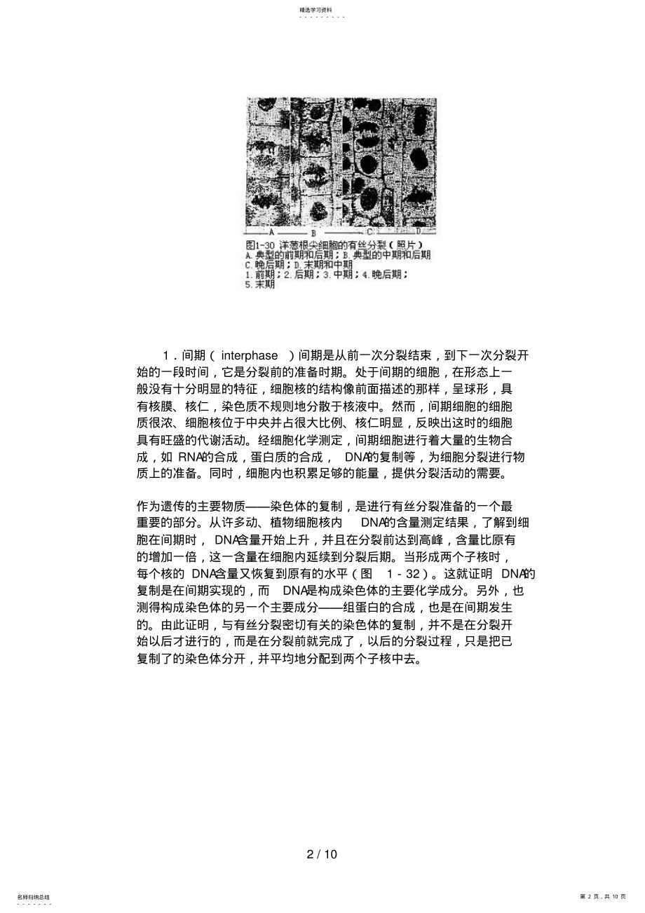 2022年第一章第二节植物细胞的繁殖 .pdf_第2页