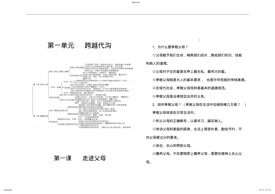 2022年精品八年级上册政治复习提纲教科版 .pdf_第2页