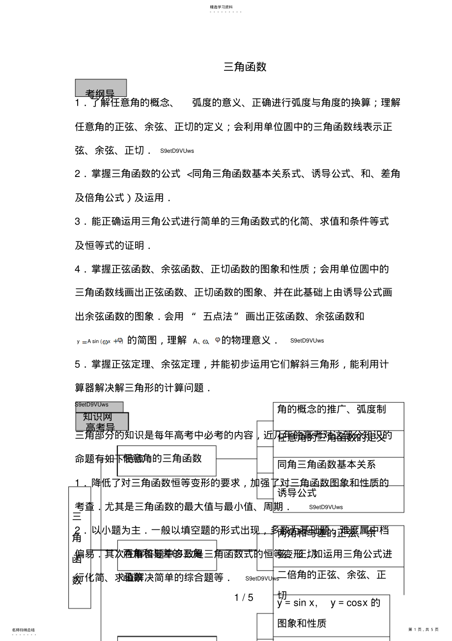 2022年第一课时三角函数的概念 .pdf_第1页