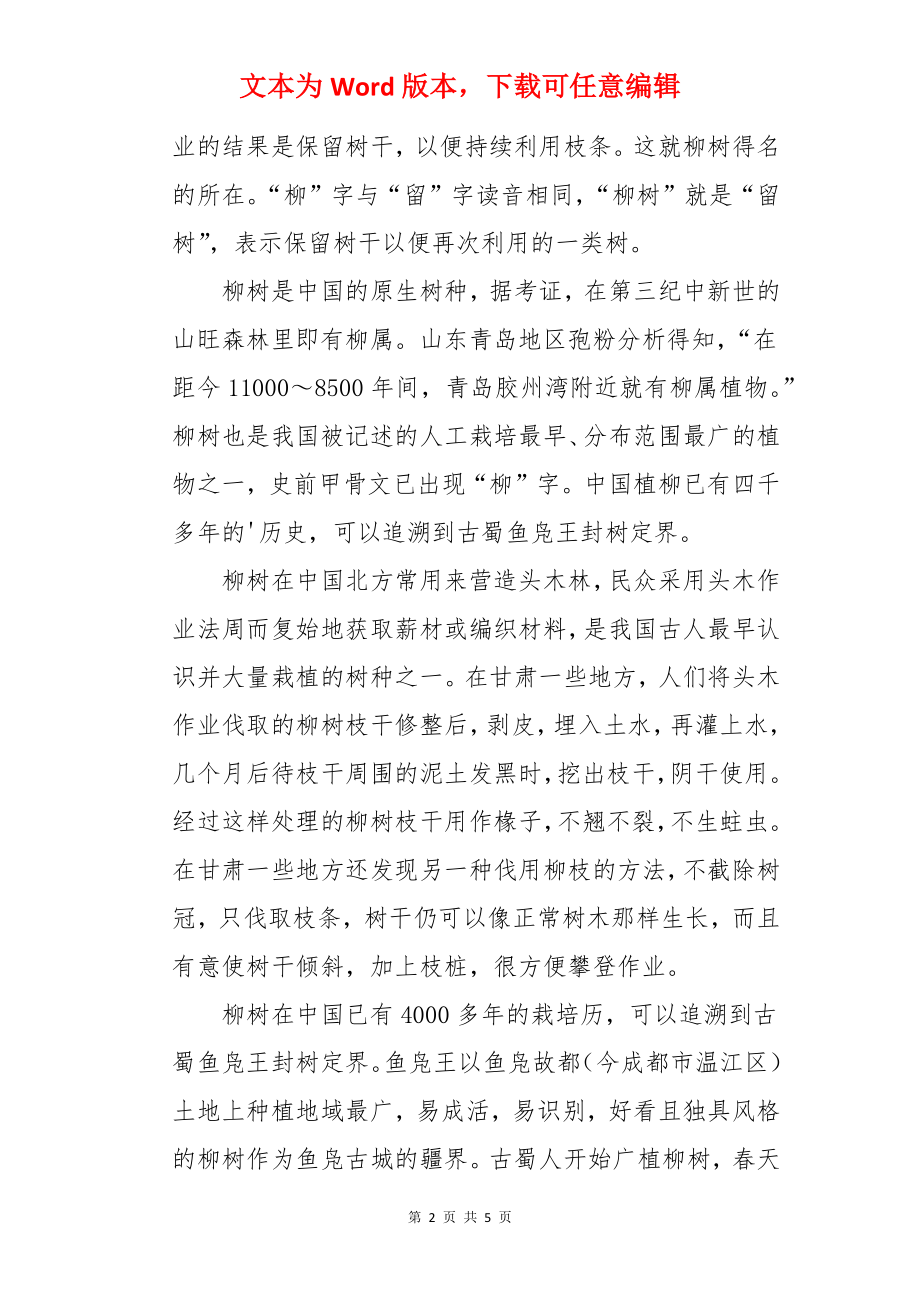 柳树的资料.docx_第2页