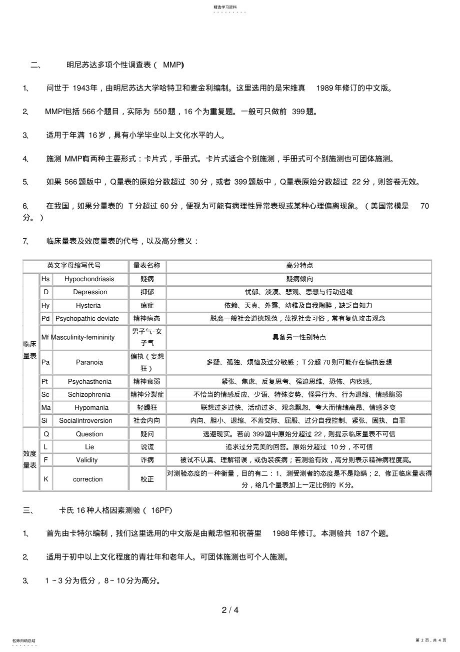 2022年笔记心理咨询师三级技能考试必备 .pdf_第2页