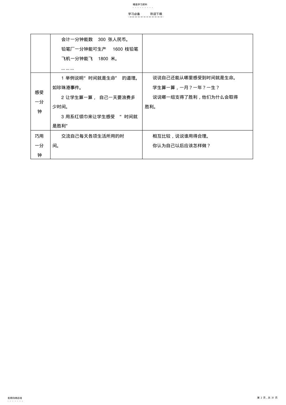 2022年科教版三年级下册品德与社会教案 .pdf_第2页