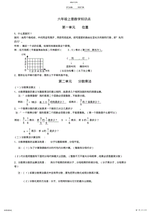 2022年人教版小学数学六年级上册知识点整理归纳 2.pdf