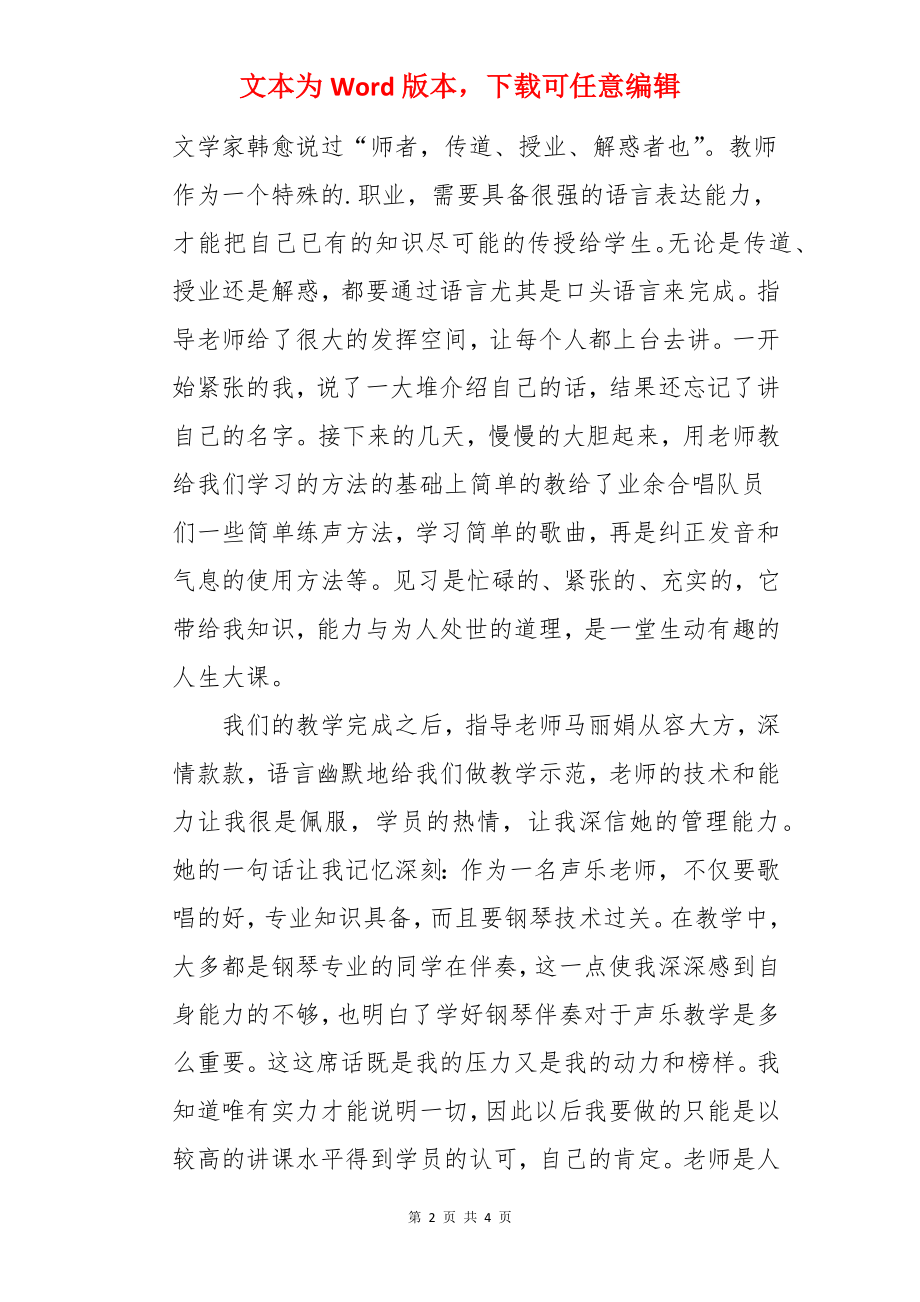 音乐教师见习报告.docx_第2页