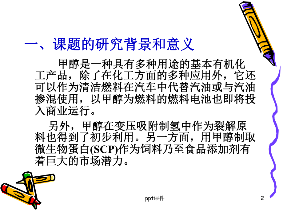 甲醇合成工艺介绍--ppt课件.ppt_第2页