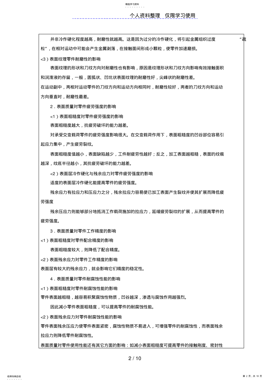 2022年第三章机械加工表面质量其控制 .pdf_第2页